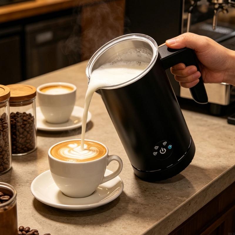 Milk Frother Automatic - M6CB Pembuat Busa Pengocok Susu Elektrik