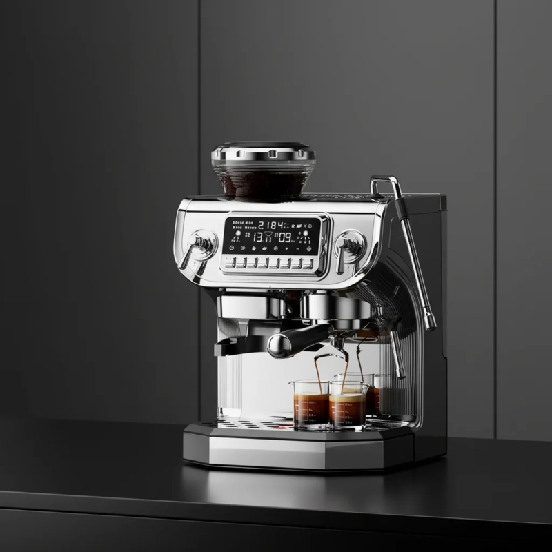 Milk Frother Automatic - Mesin Pembuat Kopi Espresso Cappuccino Otomatis