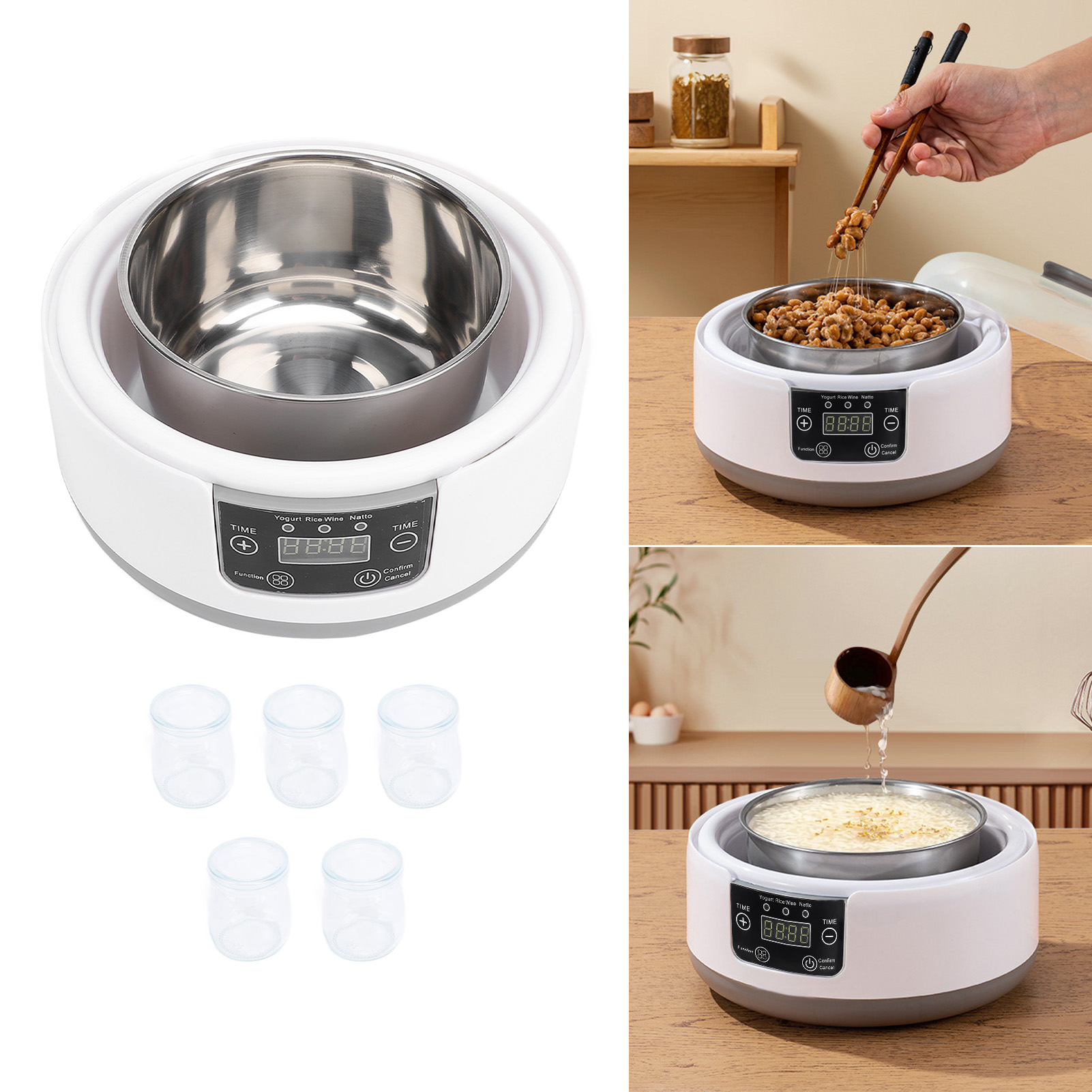 Yogurt Maker Electric - Mesin Pembuat Yogurt Elektrik 1,2L Pembuat