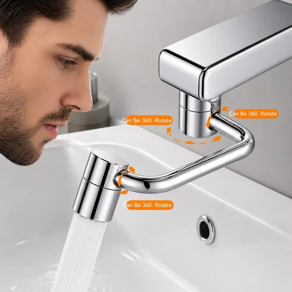 1080 °   Pemanjang keran baja  - Kitchen Appliances Bundle ulasan dan harga