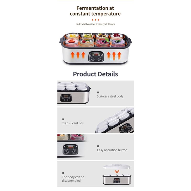 [HOT!A24R】 Pembuat Yogurt Otom - Yogurt Maker Electric ulasan dan harga