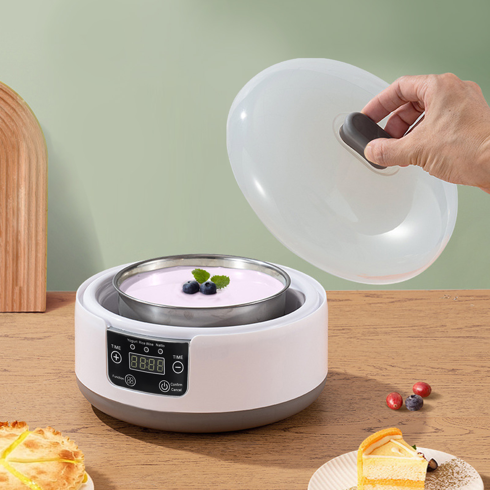 Mesin Pembuat Yogurt Listrik 1 - Yogurt Maker Electric ulasan dan harga